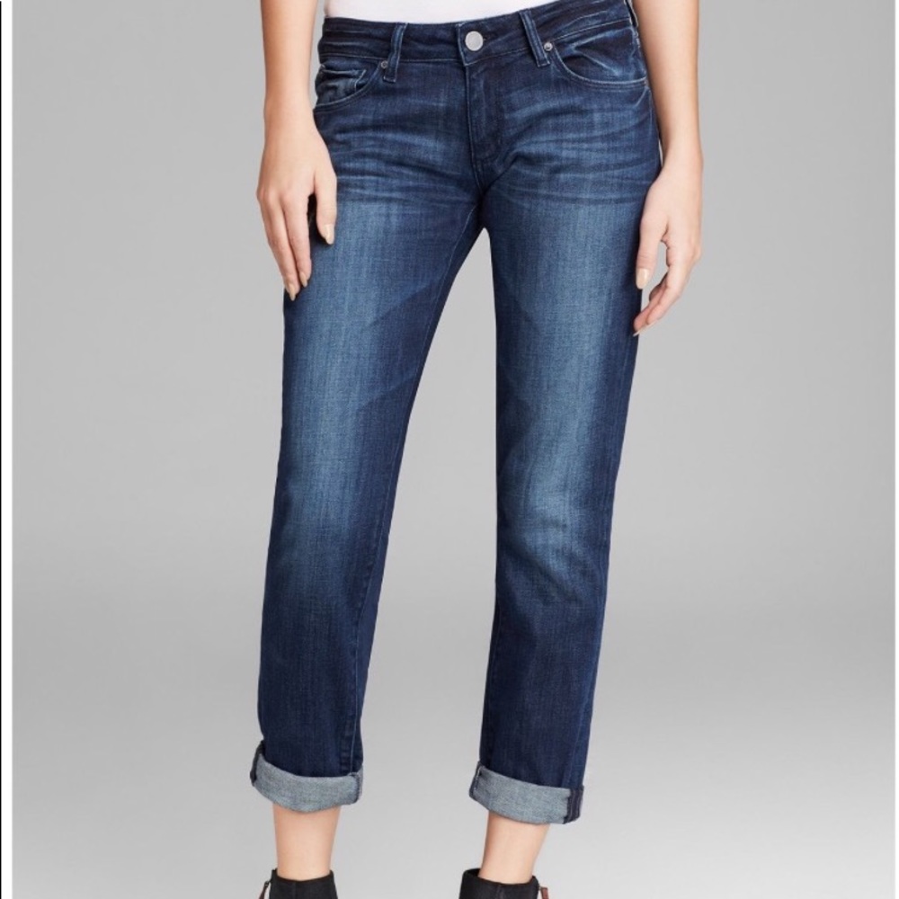 DL1961 Dark Blue Riley Boyfriend Jeans Size 25