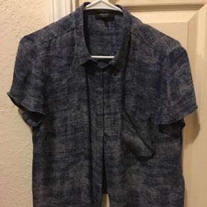 Babaton 100% Silk Skater Boy Shirt