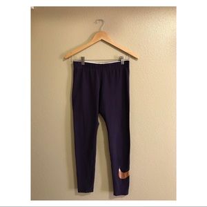 NWOT Nike Plum Workout Leggings