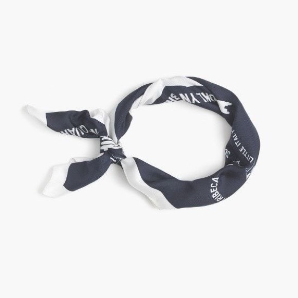 J. Crew Destination Silk Scarf - Picture 2 of 3