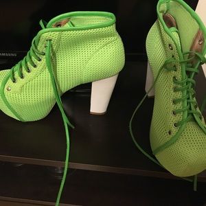 Neon green Jeffrey Campbell Heels