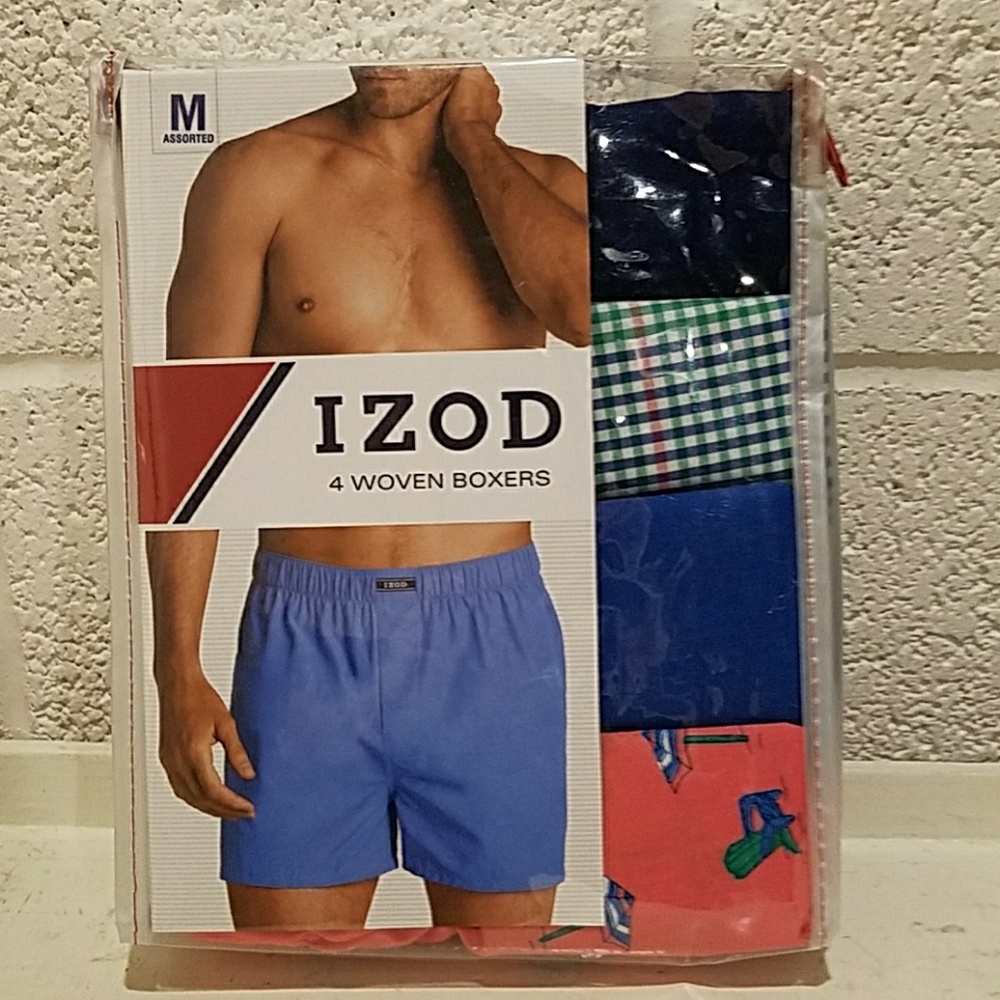Men's Izod 4 pack Woven Boxers