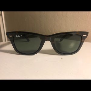 RayBan polarized tortoise wayfarers