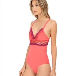 Becca by Rebecca Virtue Pink One Piece