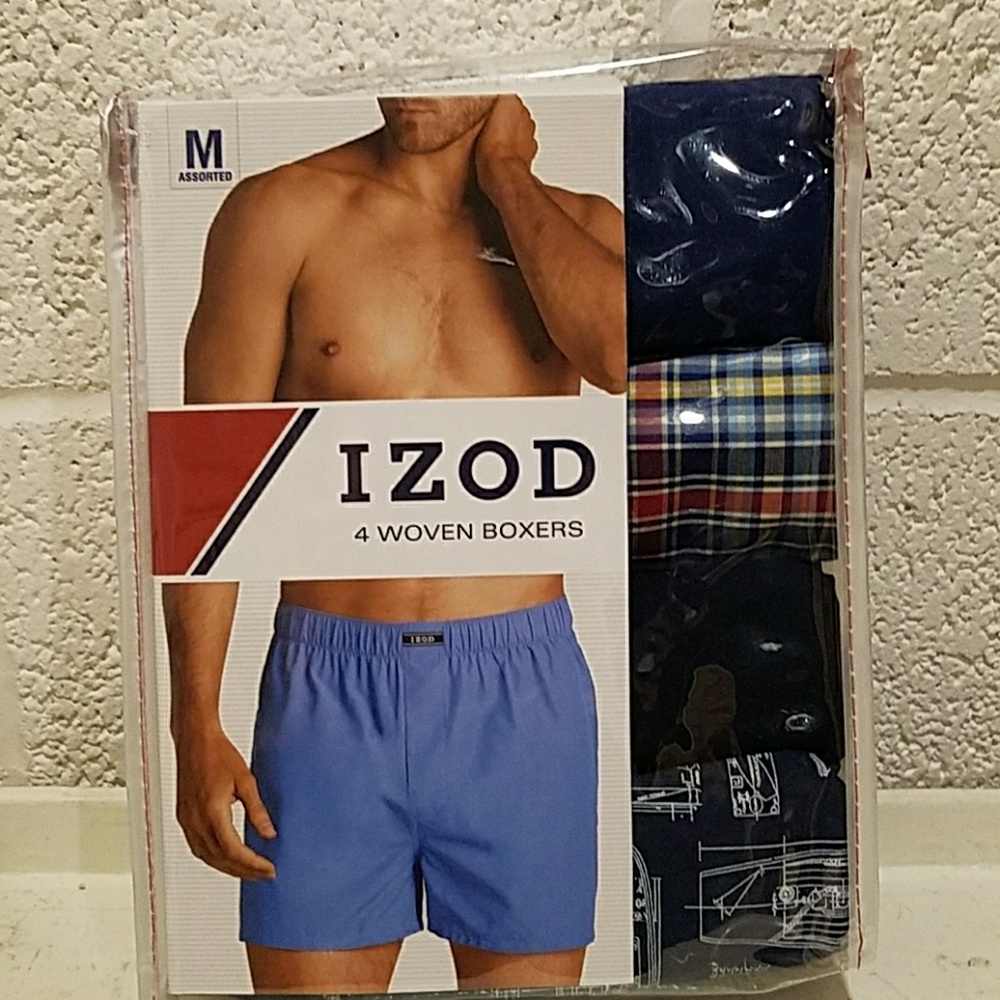 Men's Izod 4 pack Woven Boxers