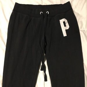 Victoria's Secret Black Bootcut Sweats Victoria's Secret Black Bootcut Sweats