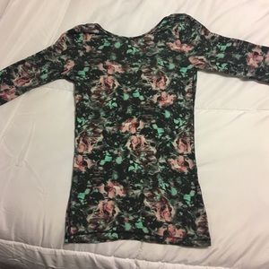 Hollister water color, flower print top