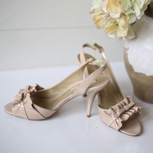 Nine West beige heels size 9
