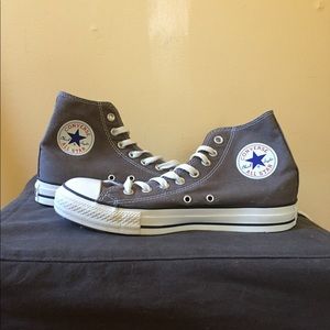 Like New Grey Converse, Ladies 9