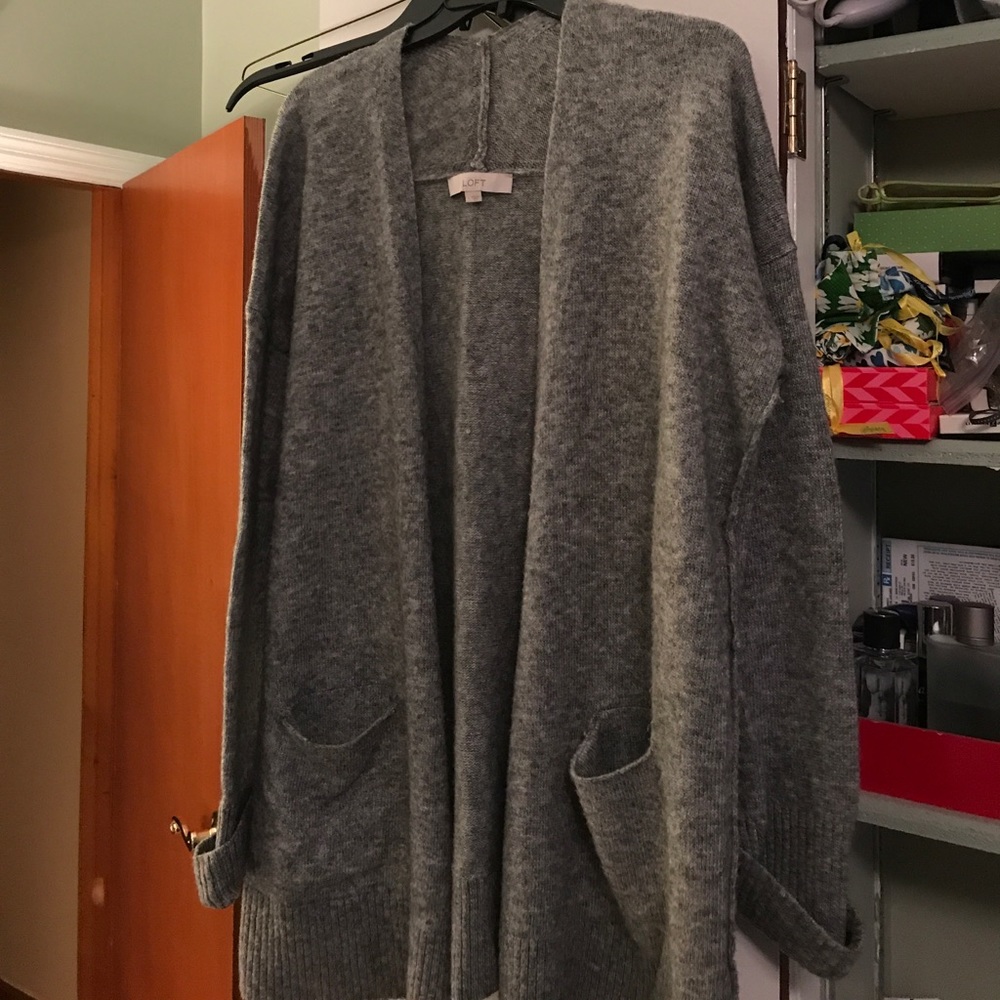 Grey wool Loft Sweater