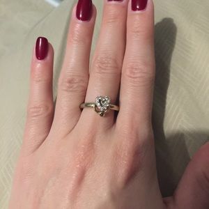Pandora silver heart ring