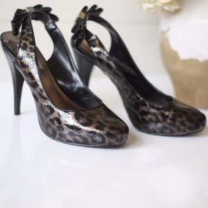 Steve Madden Leopard Print heels size 9