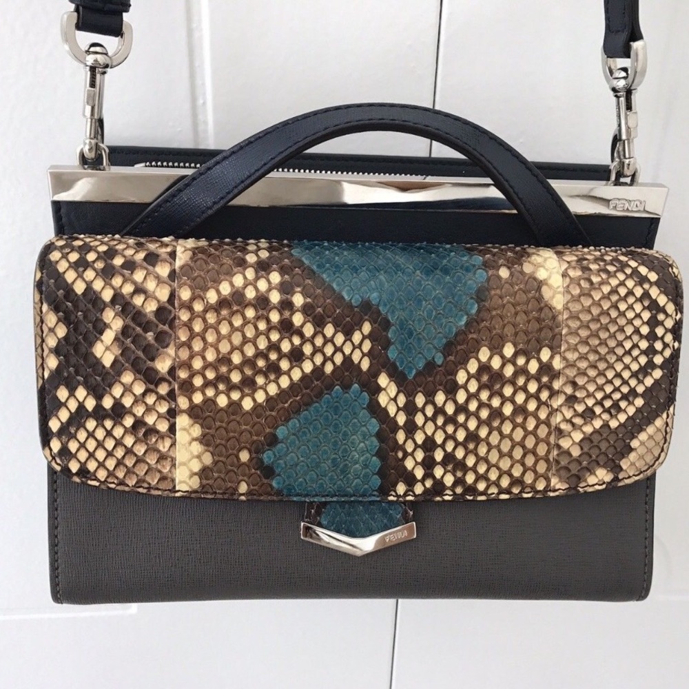 Fendi Demi Jour Python bag
