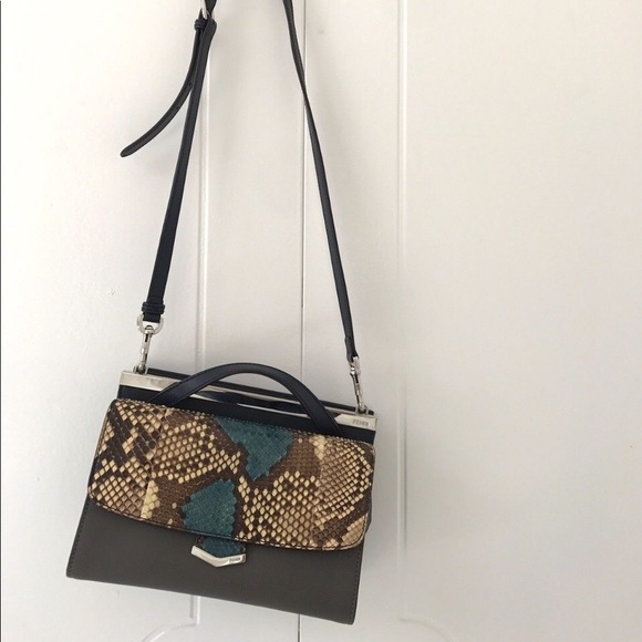 Fendi Demi Jour Python bag - Picture 2 of 6