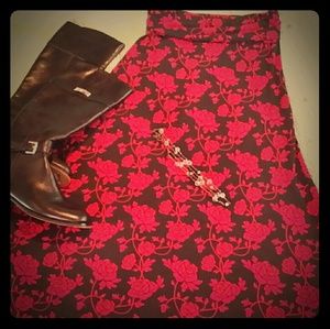 Lularoe Roses Maxi Skirt Size XS Lularoe Roses Maxi Skirt Size XS