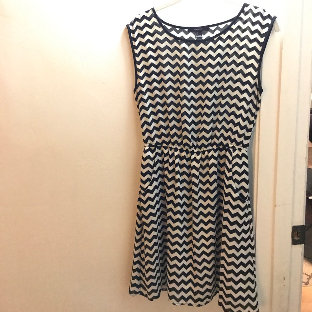 Forever 21 Chevron Dress