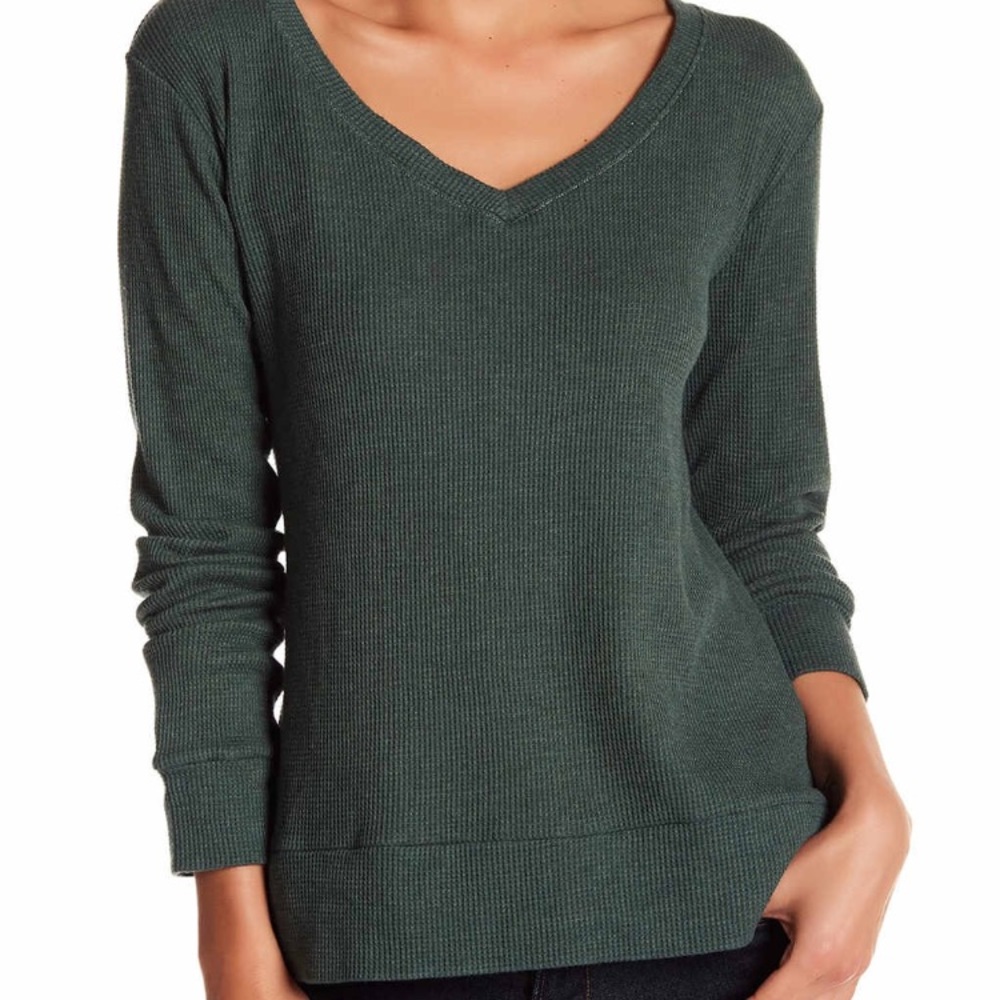 Go Couture V Neck Thermal