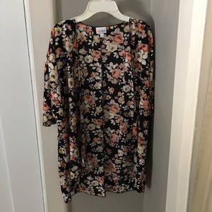 Lularoe Bianka with a gorgeous rose print
