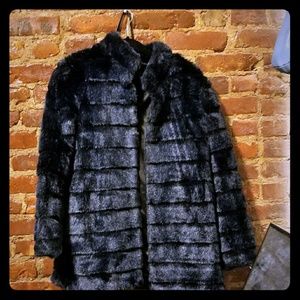 Laundry by Shelli Segal Faux Fur Coat