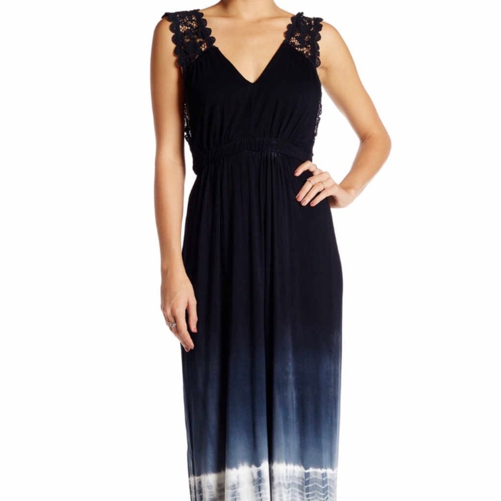 Tie Die Gypsy Maxi Dress
