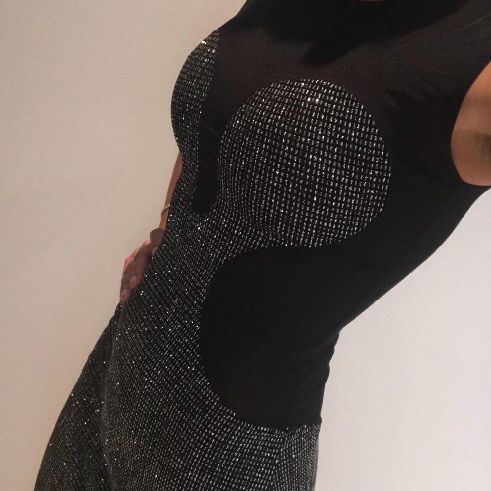 Brian Lichtenberg Black sheer dress