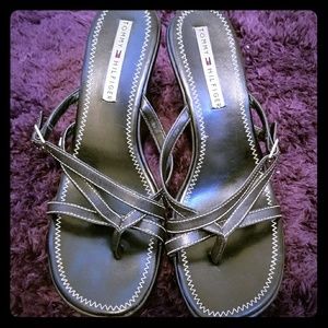 Tommy Hilfiger Black Sandals