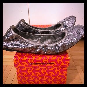 Tory Burch eddie glitter flats