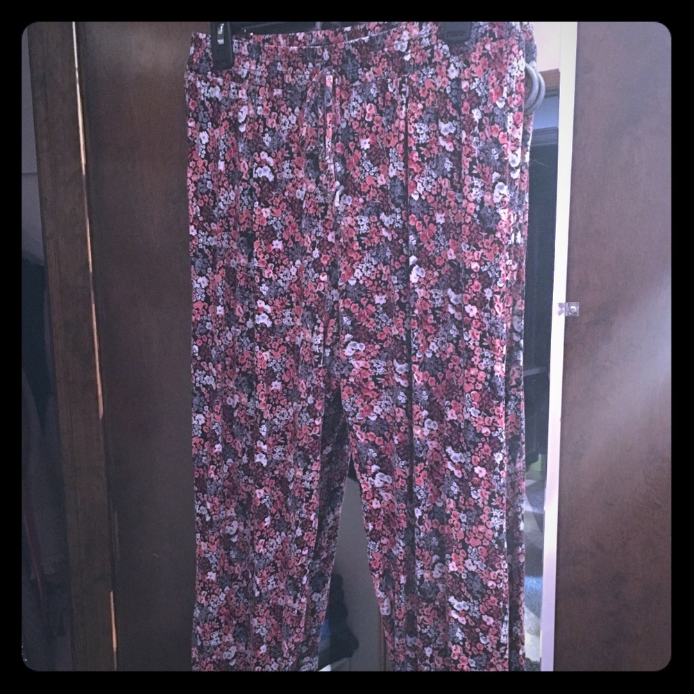 Floral Joggers