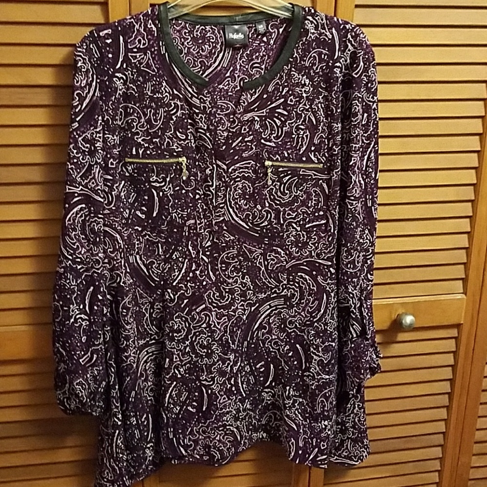 Purple and Black Tunic
