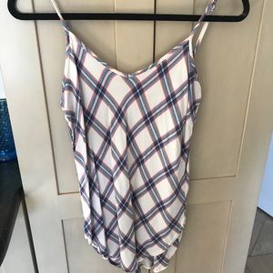 Plaid Gap Tank Top