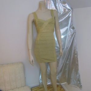 Forever 21 Gold Bodycon