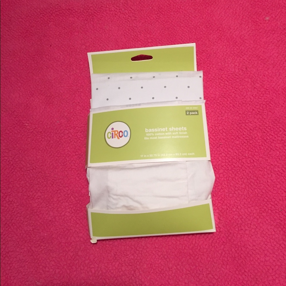 2 pack Bassinet Sheets