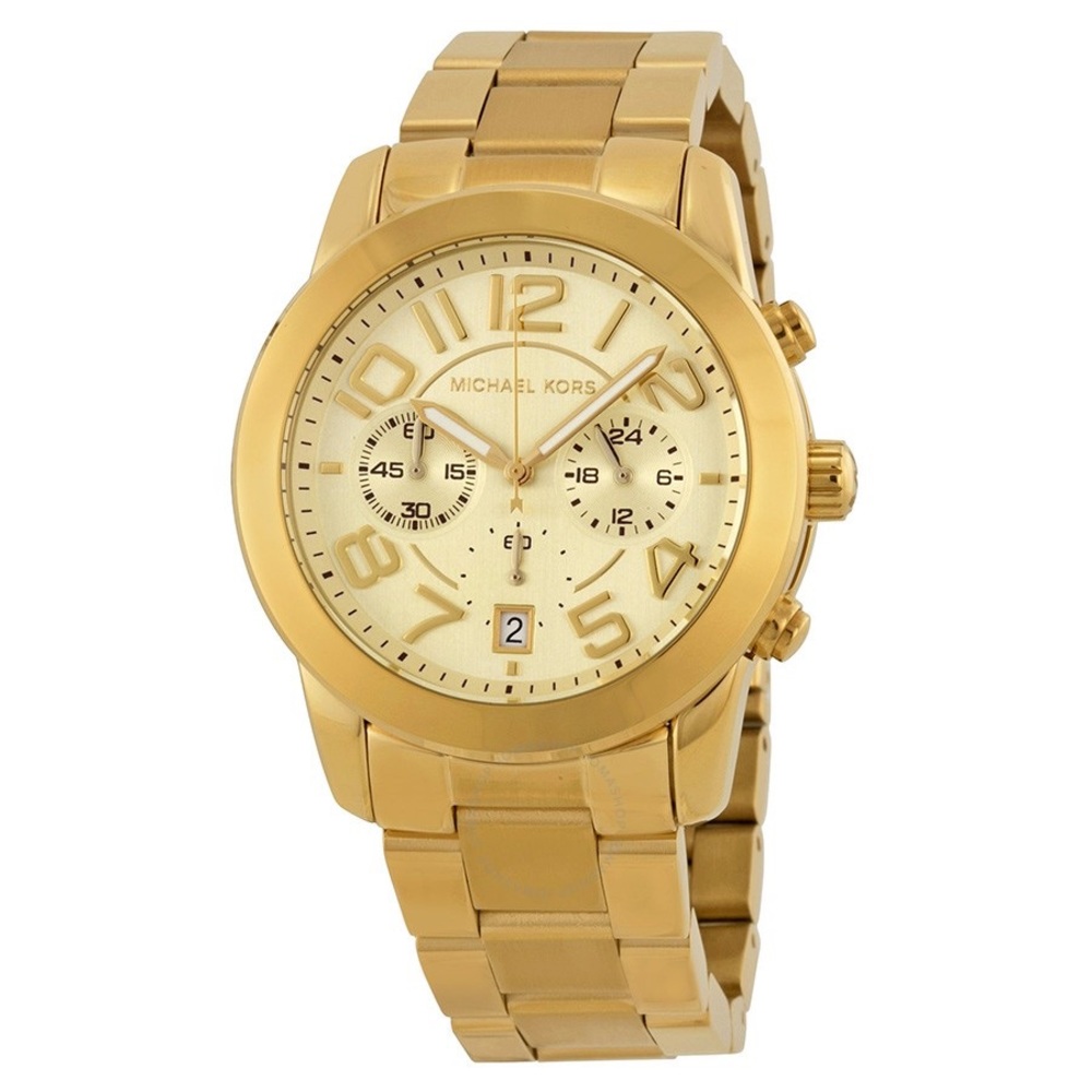 Michael Kors Mercer Chronograph Champagne Watch