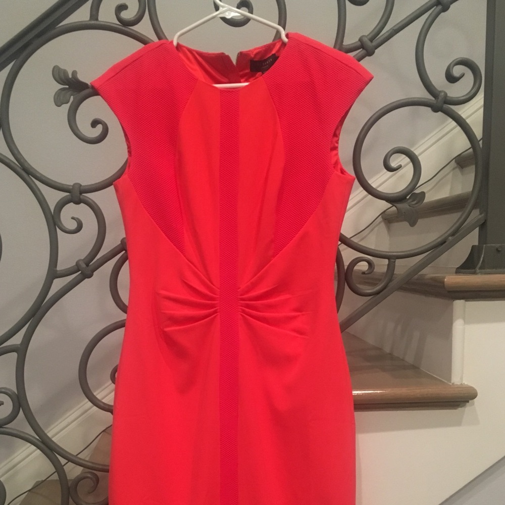 Ted Baker Red Pencil Dress