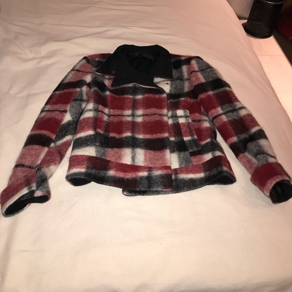 Zara Plaid Winter Jacket