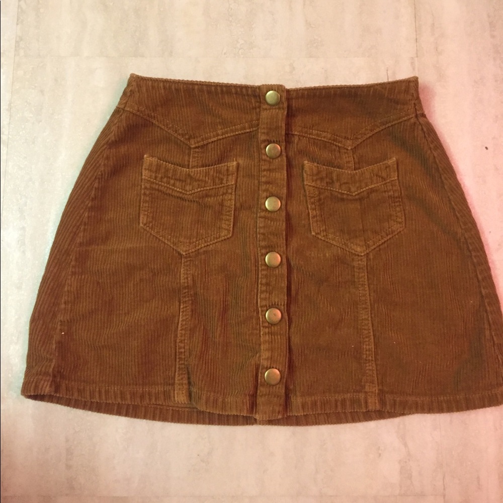 Kendall and Kyle corduroy miniskirt