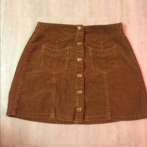 Kendall and Kyle corduroy miniskirt