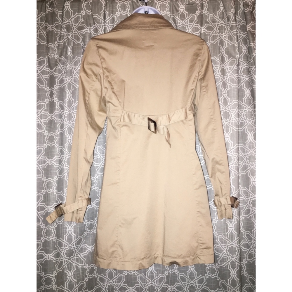 [old navy] lightweight khaki trench coat - Picture 5 of 5