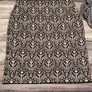 Chico’s Damask Knit Pencil Skirt