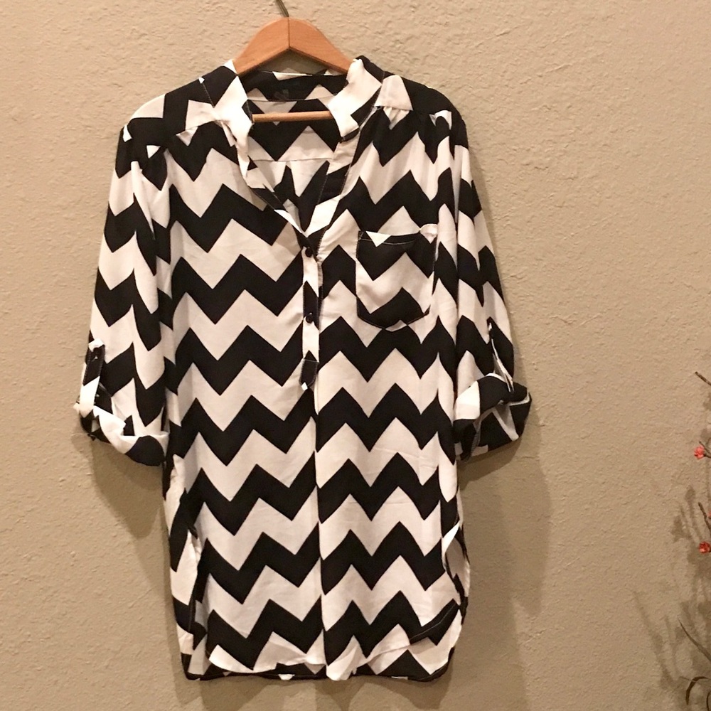 Boutique Chevron Tunic