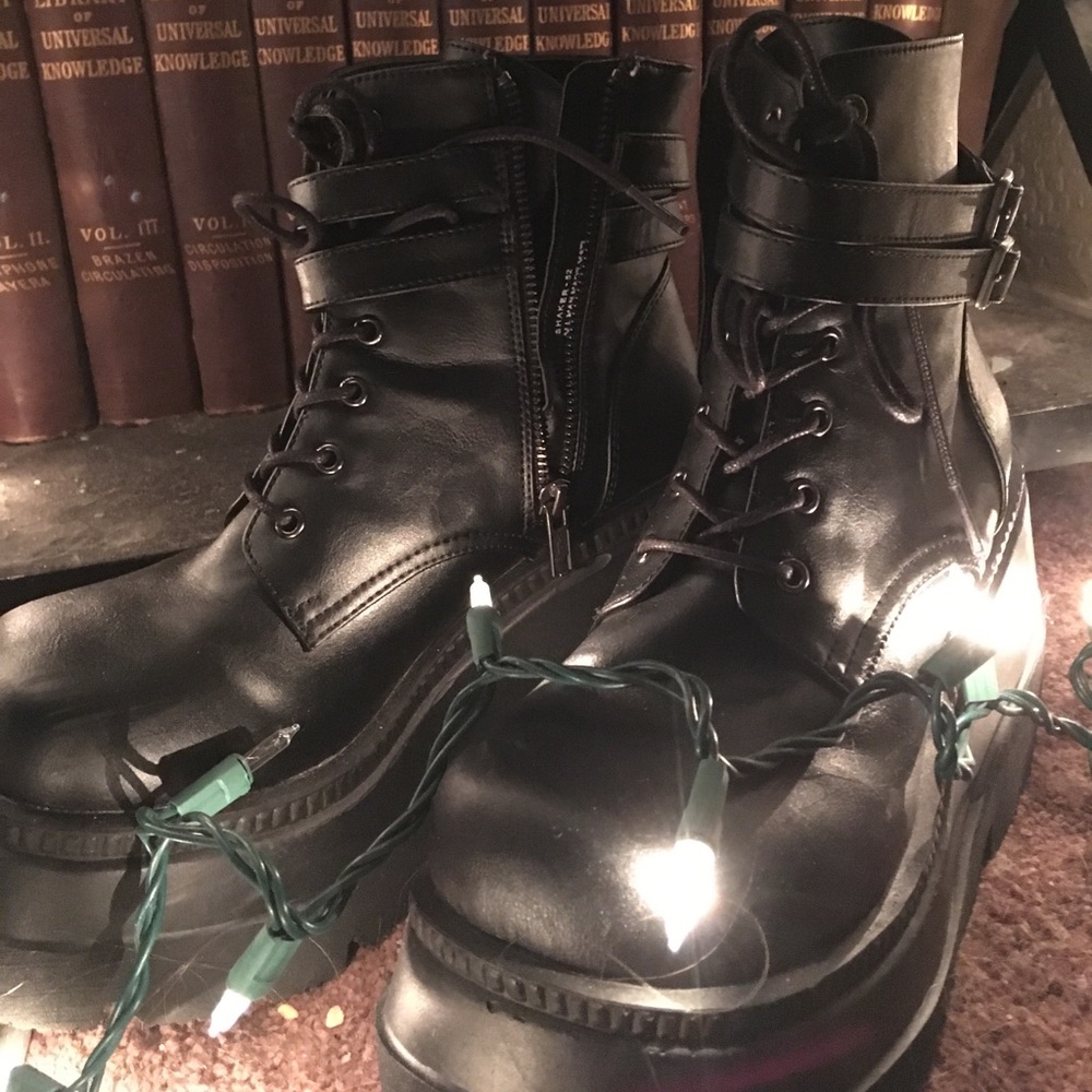 Demonia Technopagan 4" Platform Boots DollsKill