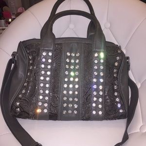 Very cute bag with rhinestones