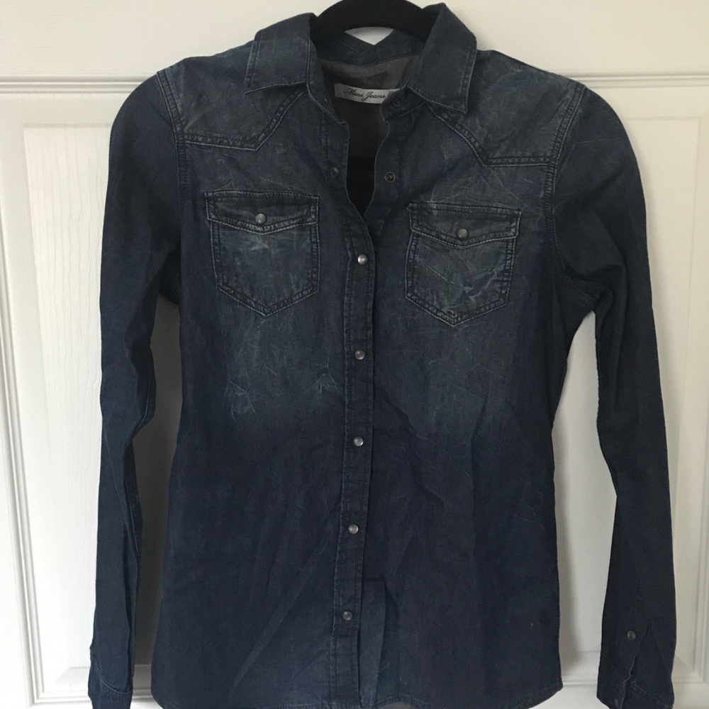 Mavi jeans button up jeans shirt