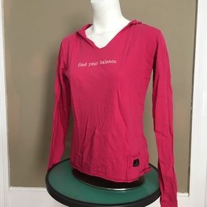 Find your balance teeshirt cotton hoodie