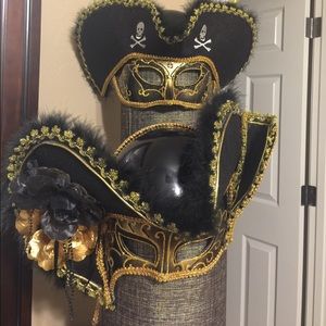 Pirate Masquerade or Halloween His & Hers Masks!