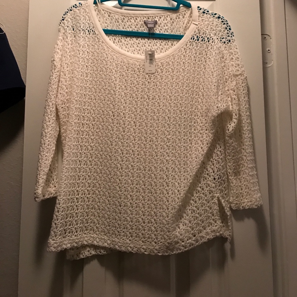 White lace top