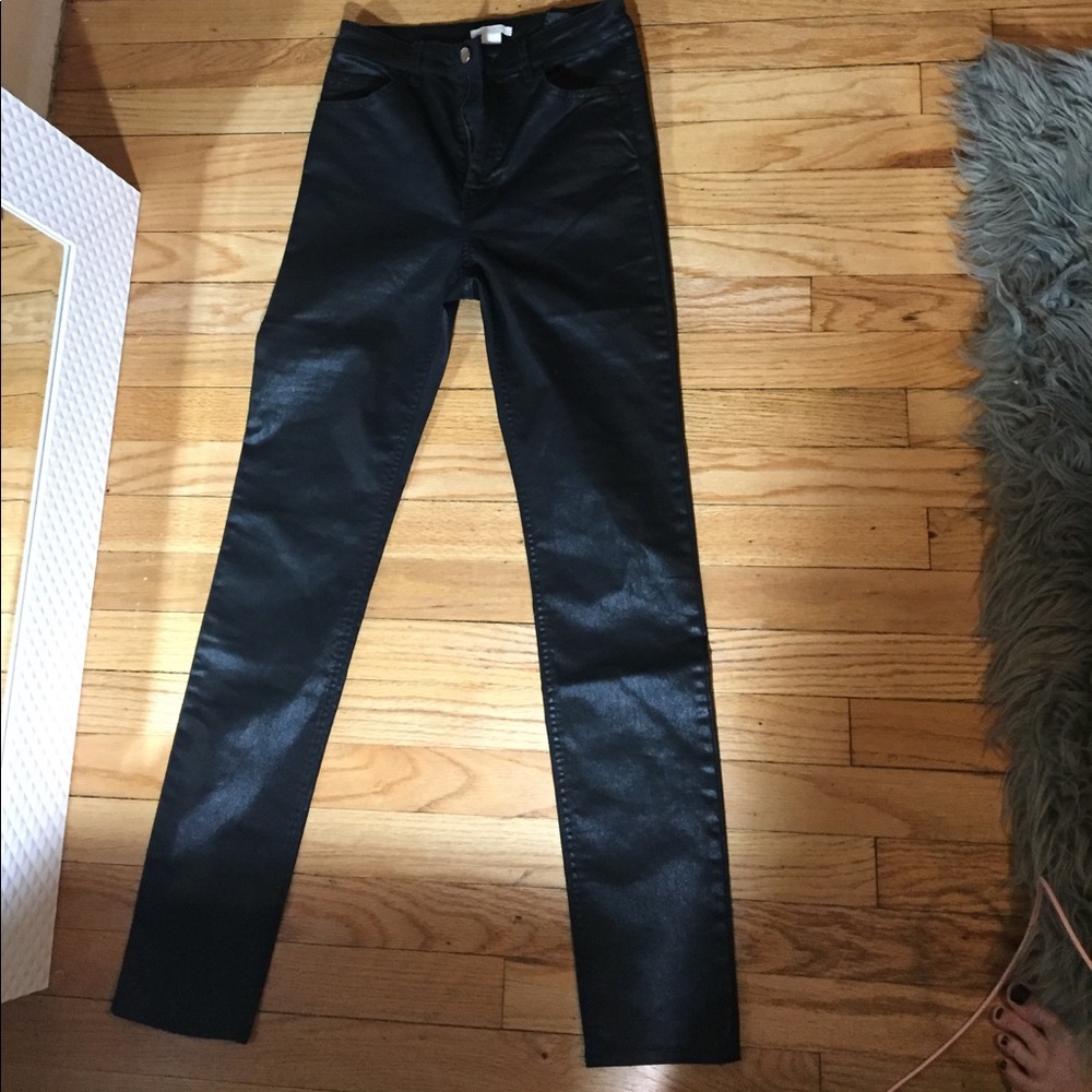Faux Leather Pants
