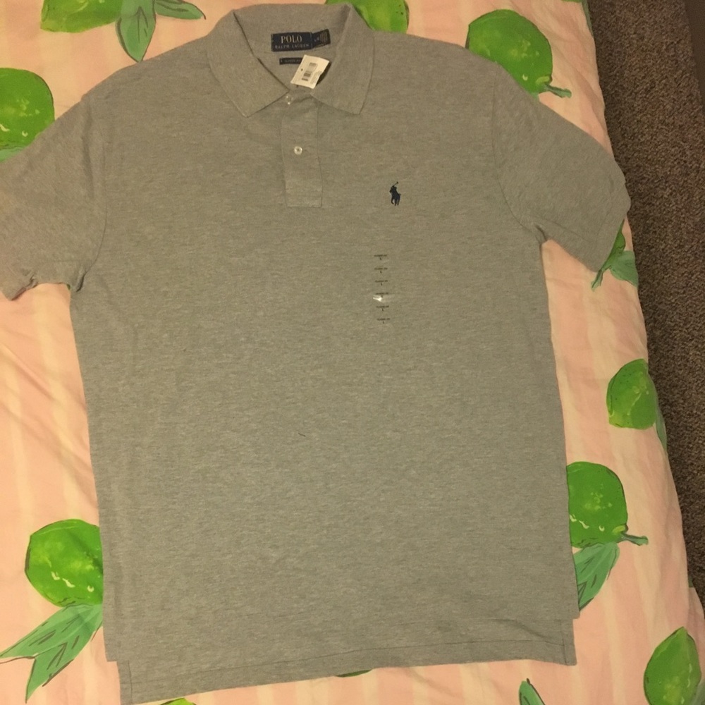 Men's Grey Polo