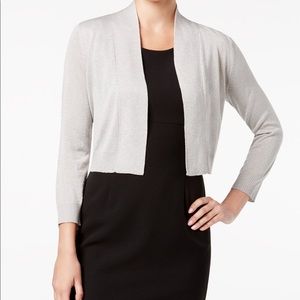 Sparkly, three quarter sleeve shrug cardigan
