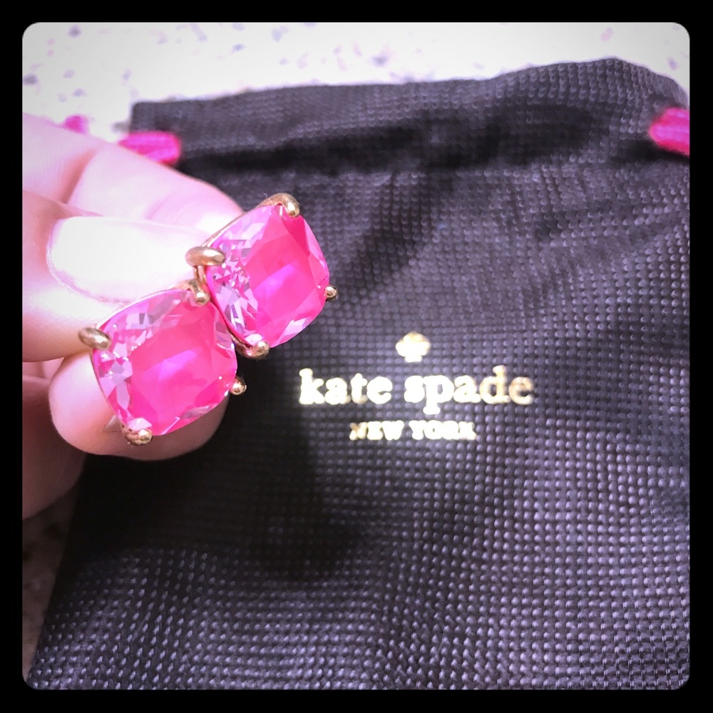 Pink earrings